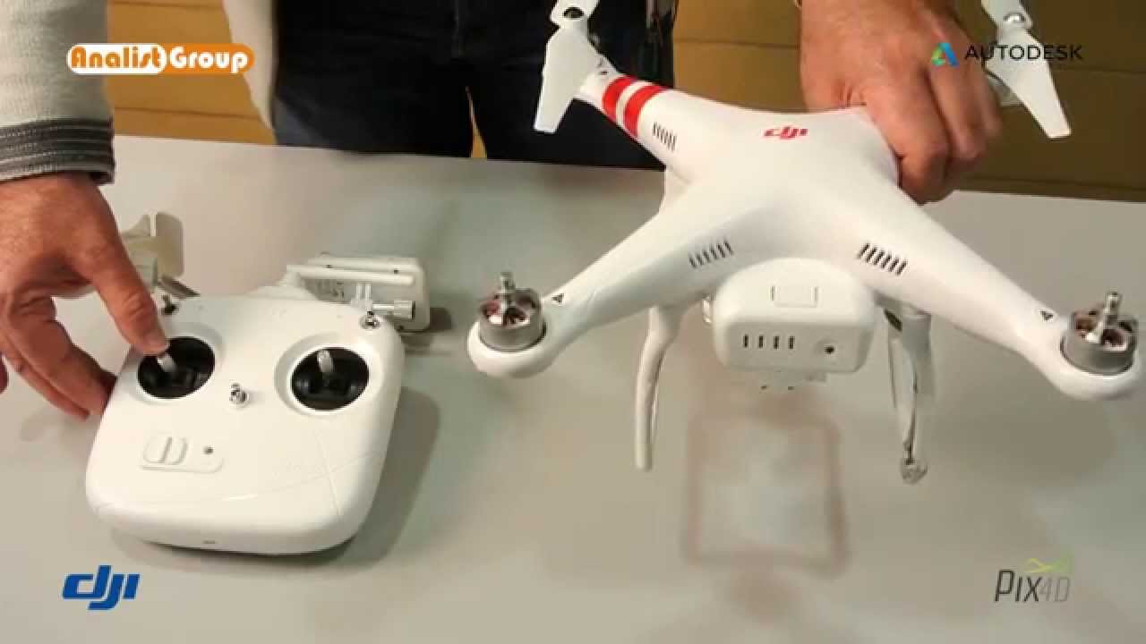 Utilizzo del radiocomando del DRONE DJI Phantom Vision 2 +