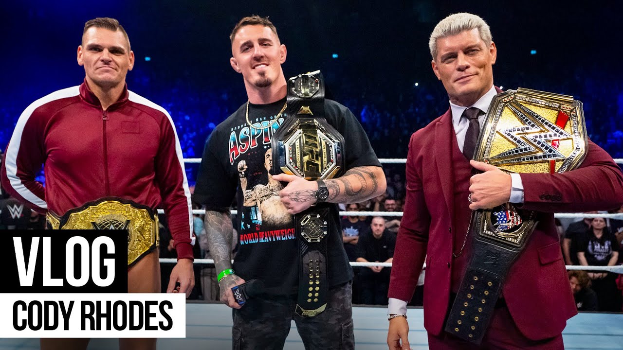 Неделя Коди Роудса с «Манчестер Сити» и Томом Эспинеллом из UFC: видеоблог WWE в Манчестере