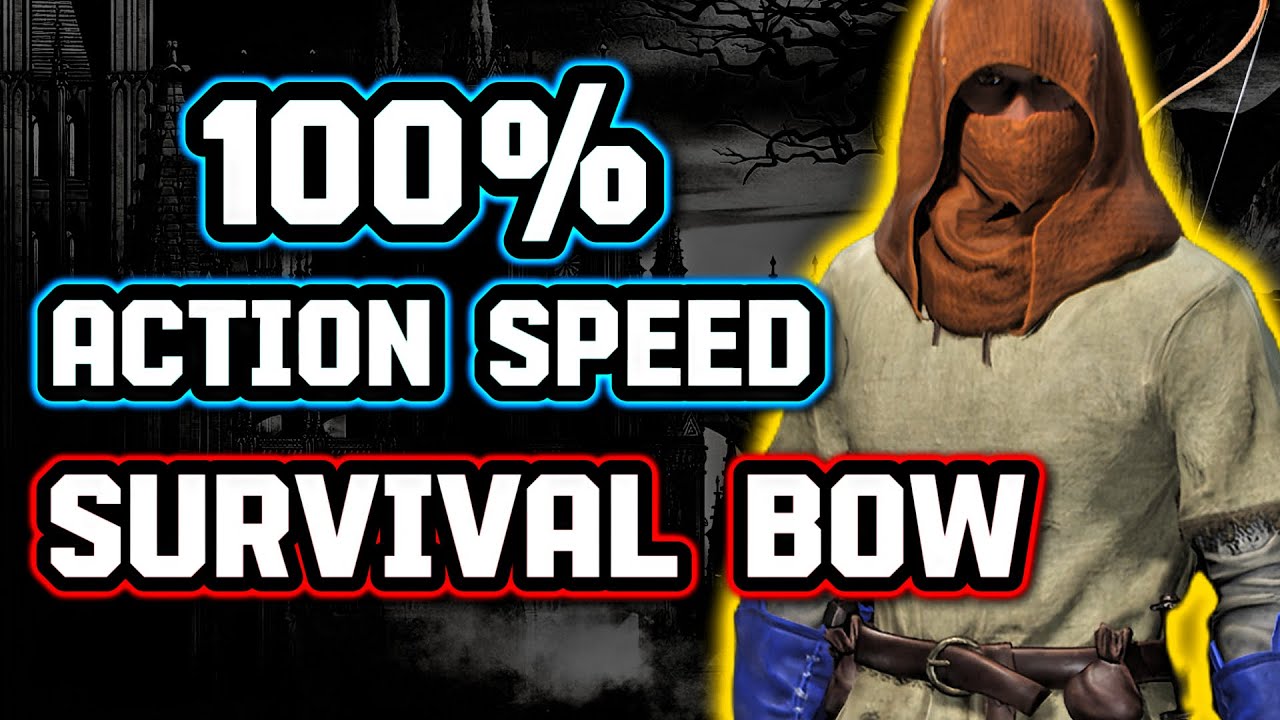 100% Action Speed SURVIVAL BOW | Dark and Darker