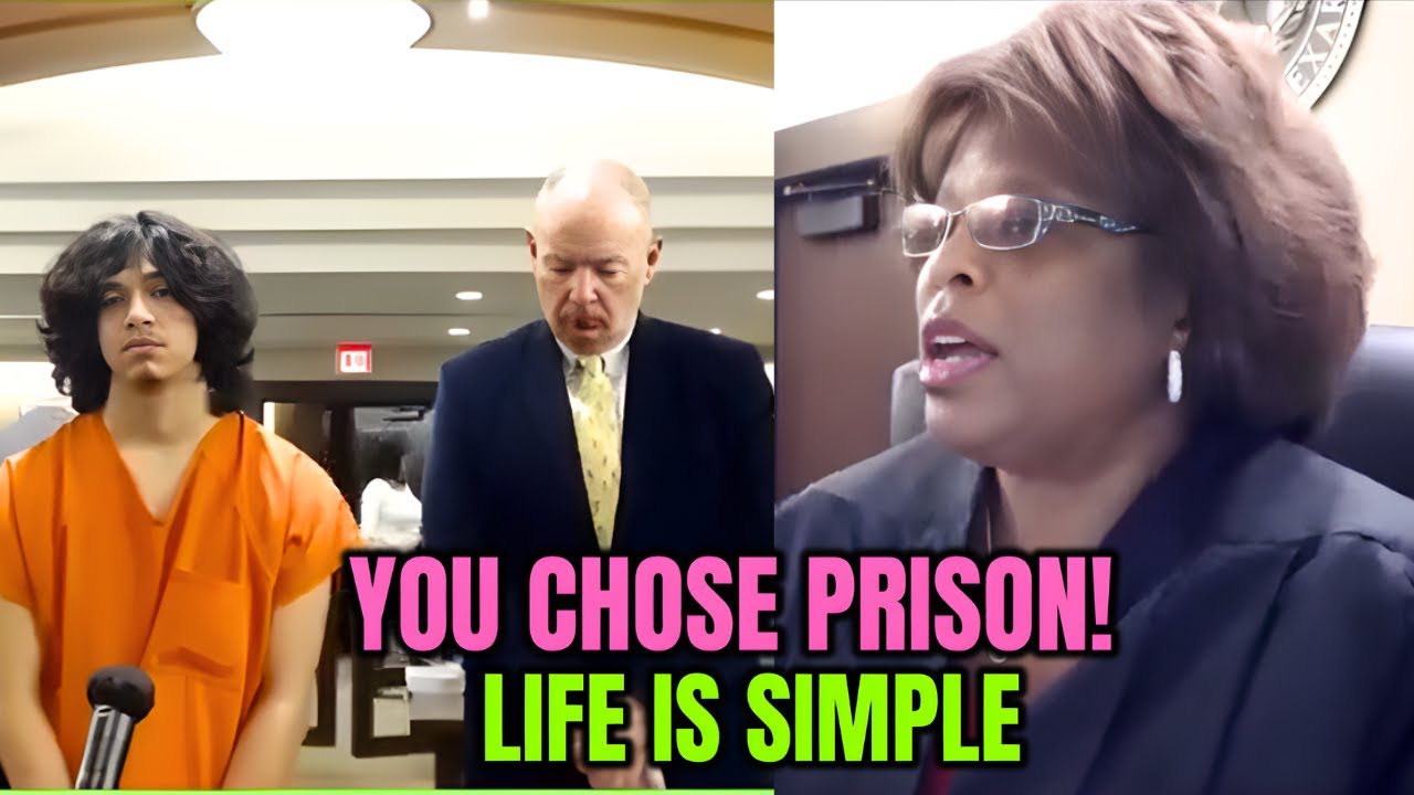Judge GIVES HARSH REALITY CHECK to 21-Year-Old Felon Heading to Prison at Start of Life