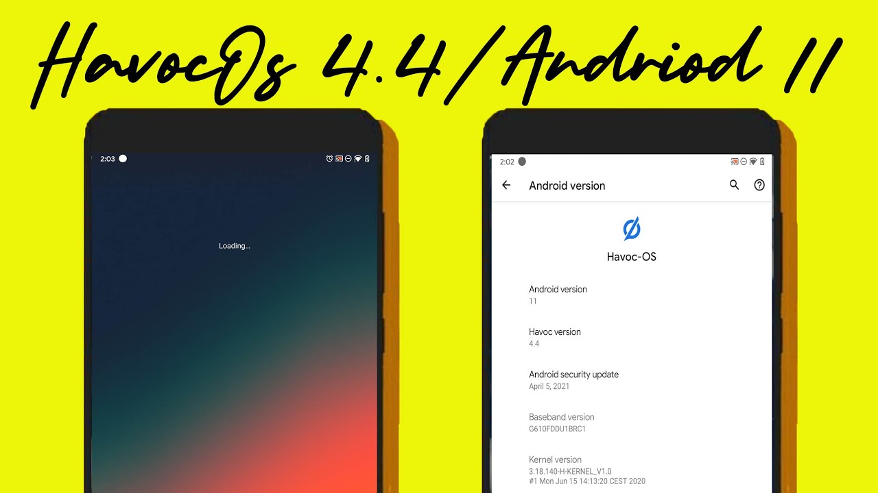 Havoc Os 4.4 Andriod 11 for Samsung Exynos 7870 Devices| HavocOs 4.4 Andriod 11 For Samsung Devices
