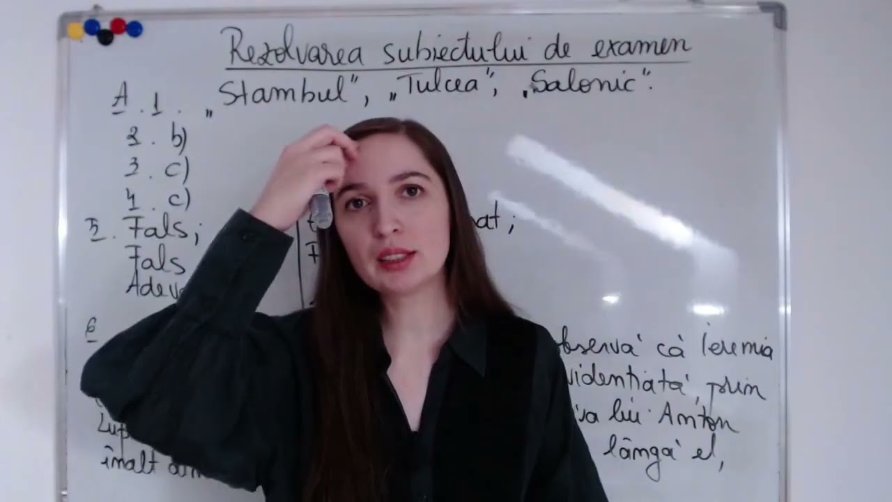 Rezolvarea subiectului de examen - EN 2025