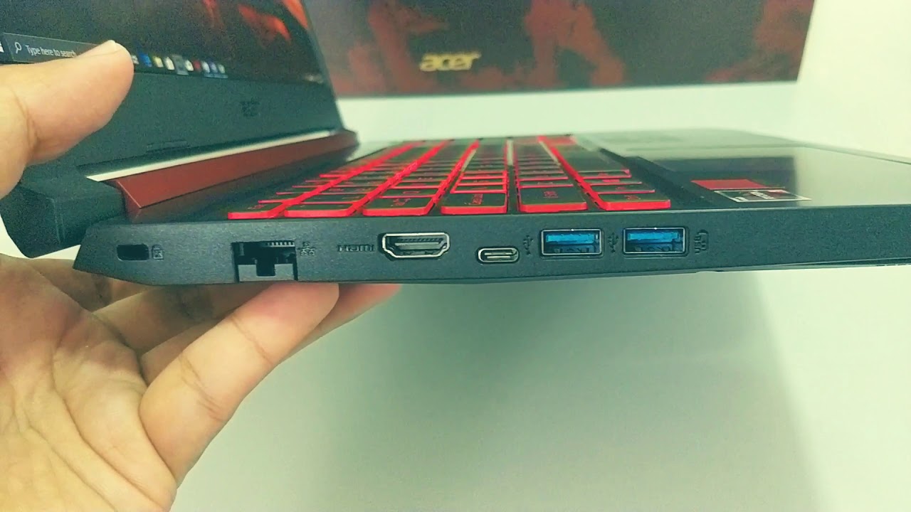 ACER NITRO 5 AN515-43 Ryzen 5 3550H RX560X Review & test boot time