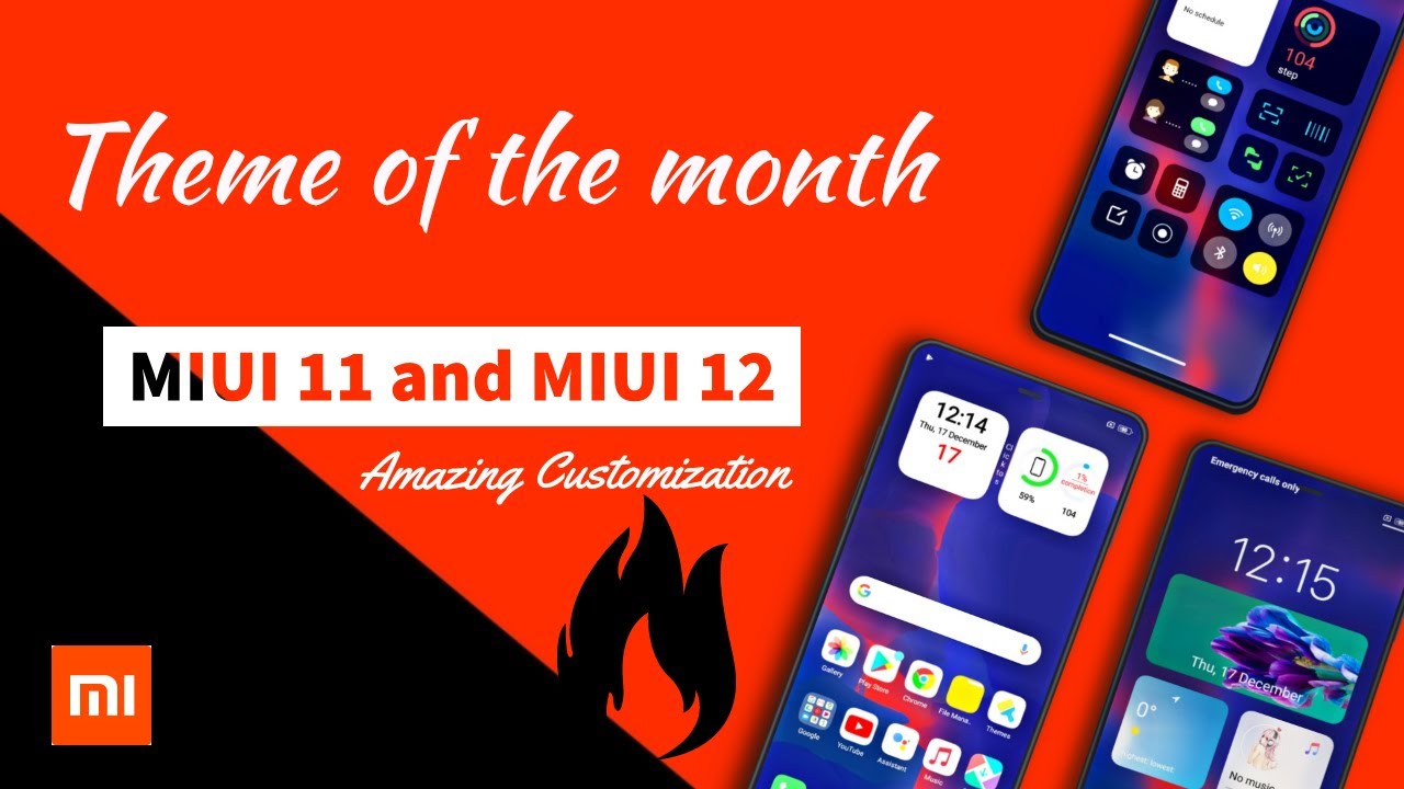One Of the Best MIUI 11 / 12 THEME  | THEME OF THE MONTH | iOS 14 Looks 4U