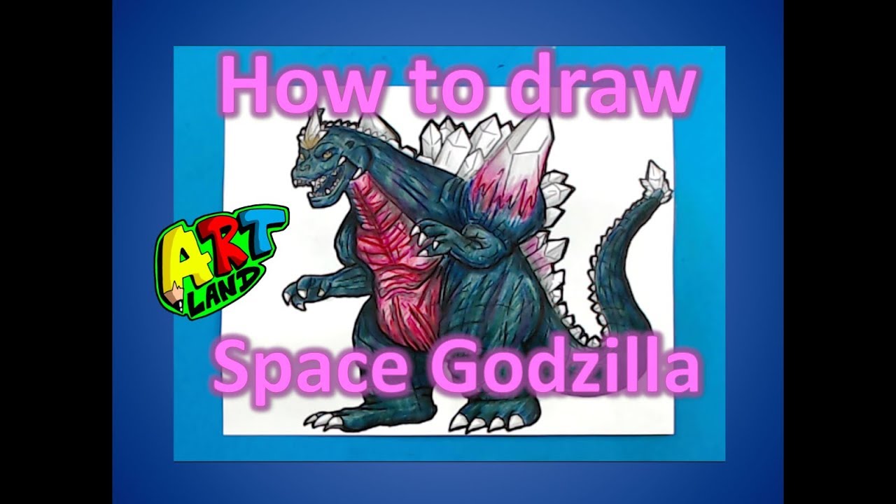 How to draw Space Godzilla