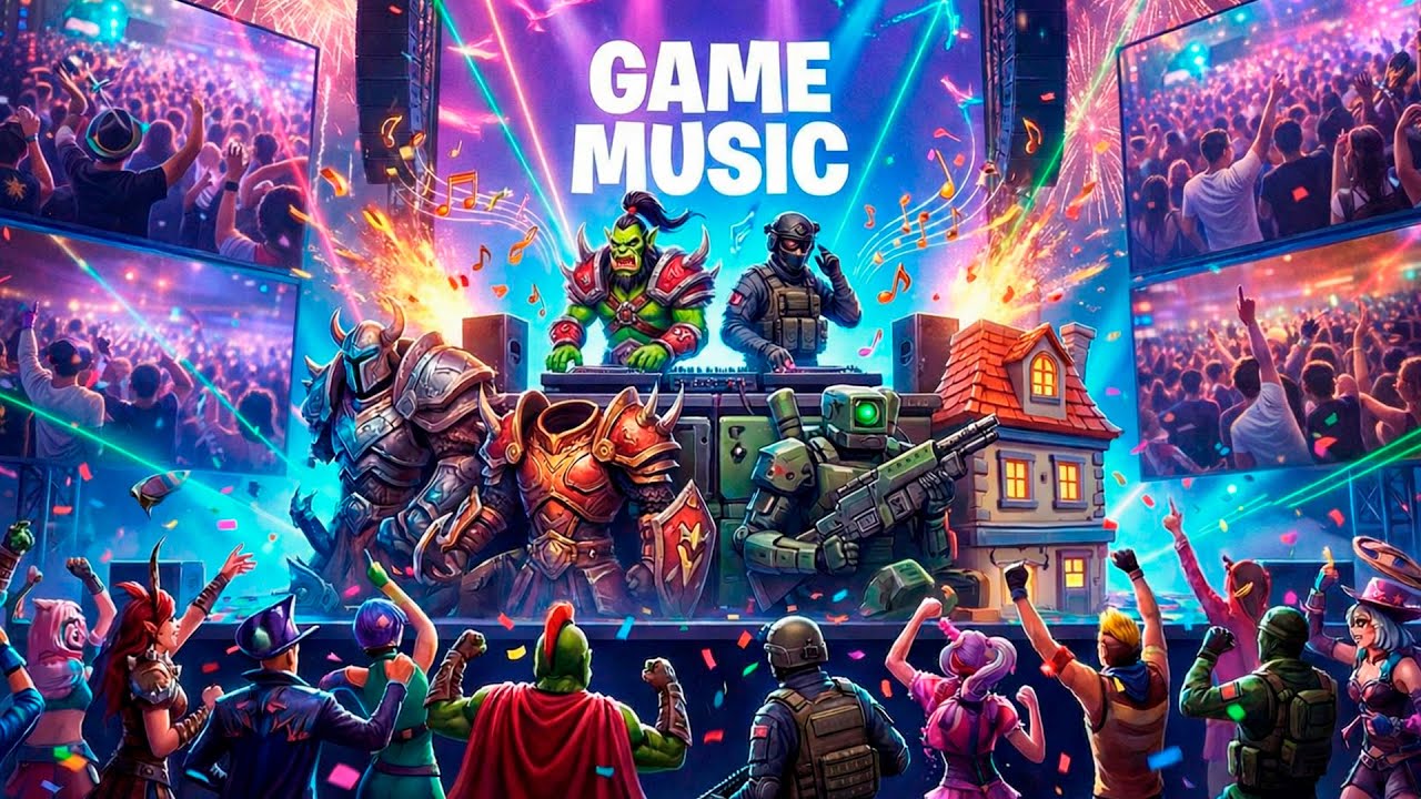 Музыка для игр 24/7 - Игровая музыка для концентрации и энергии
