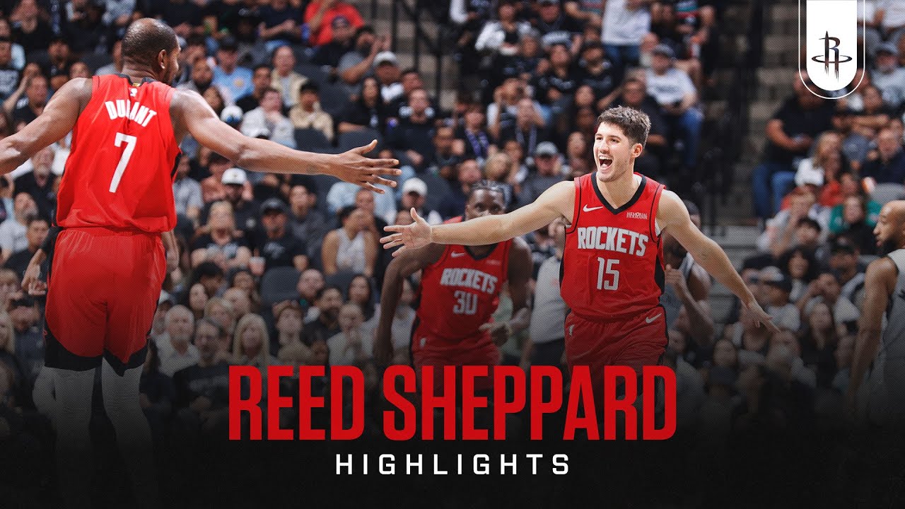 Reed Sheppard (16 points) Highlights vs. San Antonio Spurs