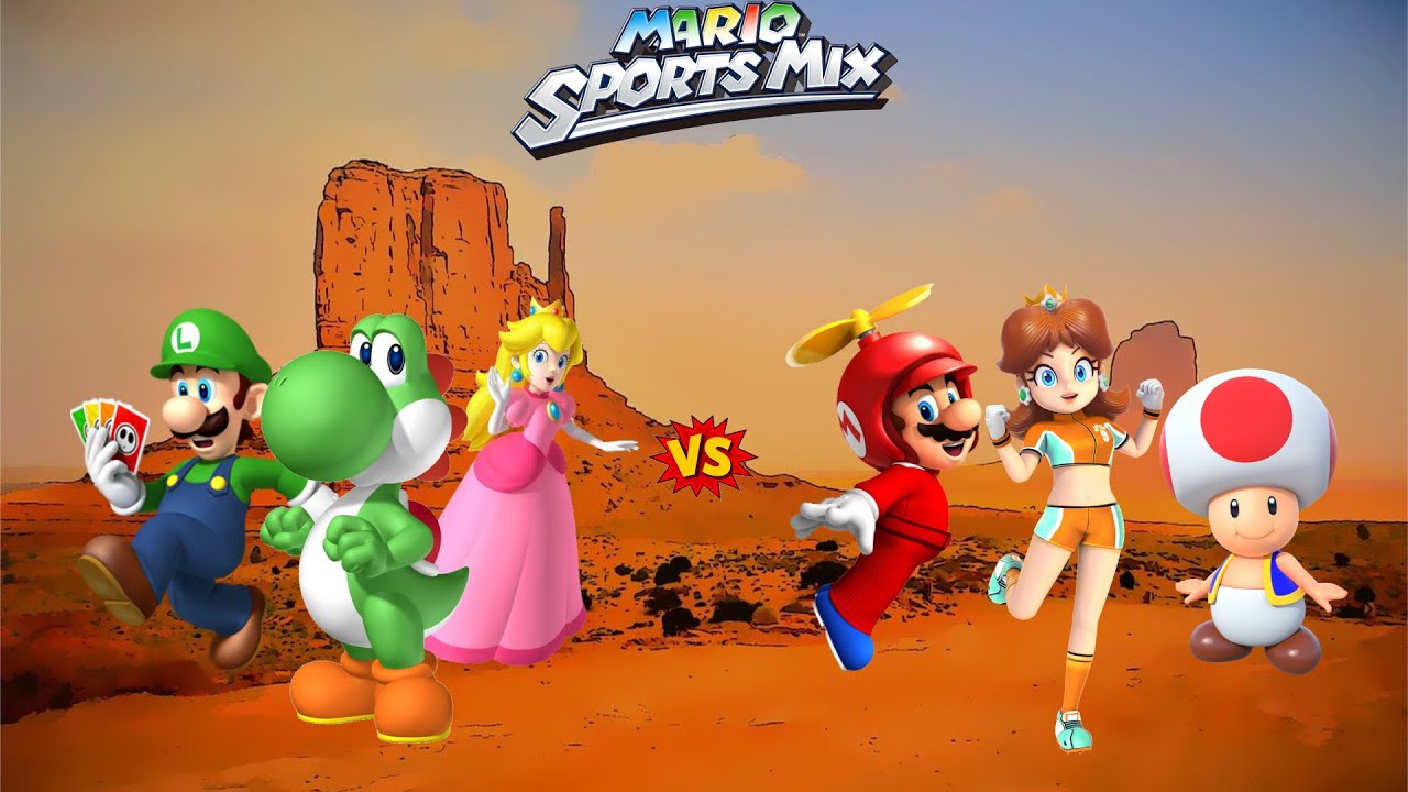 Mario Sports Mix - Volleyball (3 Players, Expert CPU) Exhibition Match Ep. 915