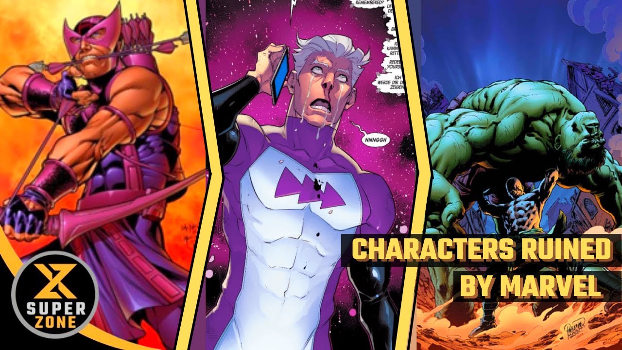 Characters That Are Ruined By Marvel | Superheroes Wasted By Marvel | @SuperZone