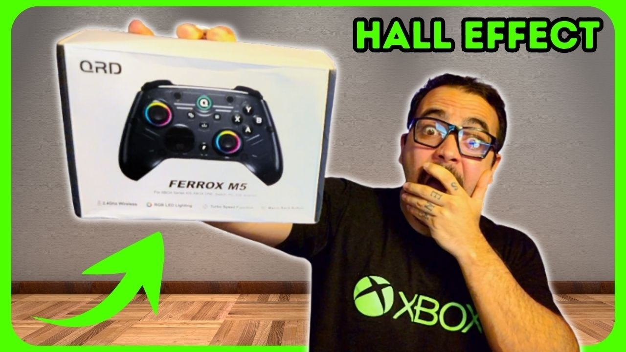 SUPER CONTROLE Hall Effect Sem fio para XBOX ONE e XBOX SERIES | Review QRD FERROX M5