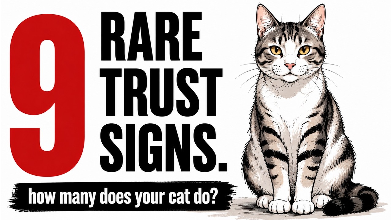 9 Things Cats Only Do When They Trust You Completely...