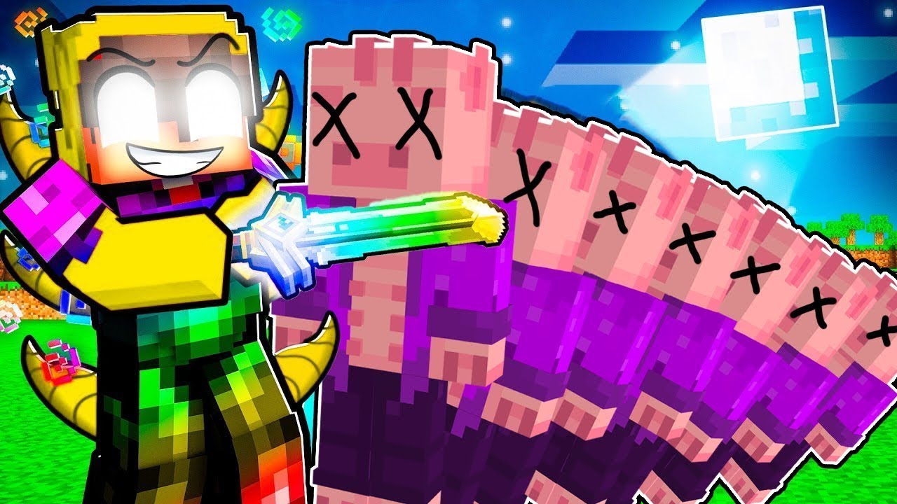 Minecraft, ale 1 Kill = +1 God Item!