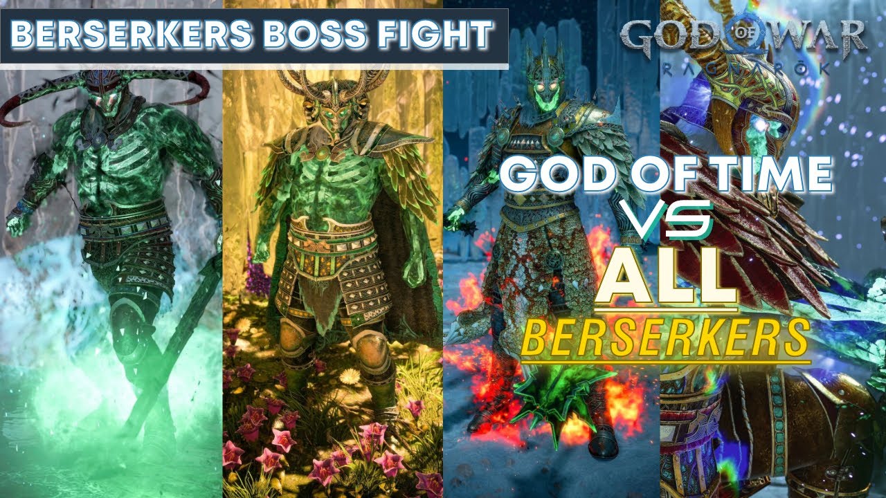 God of Time vs All Berserkers | God of War Ragnarok - Realm Shift Build | GMGOW