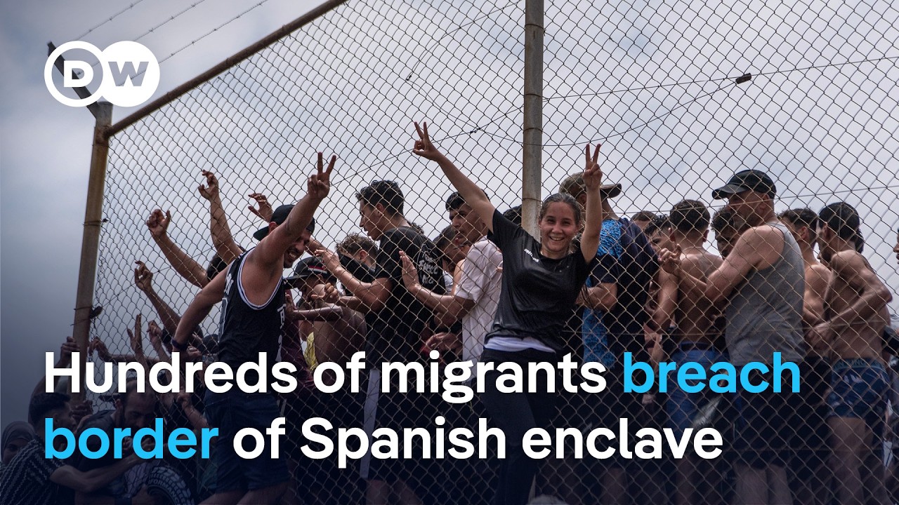 Migrants storm Ceuta to get into Europe | DW News