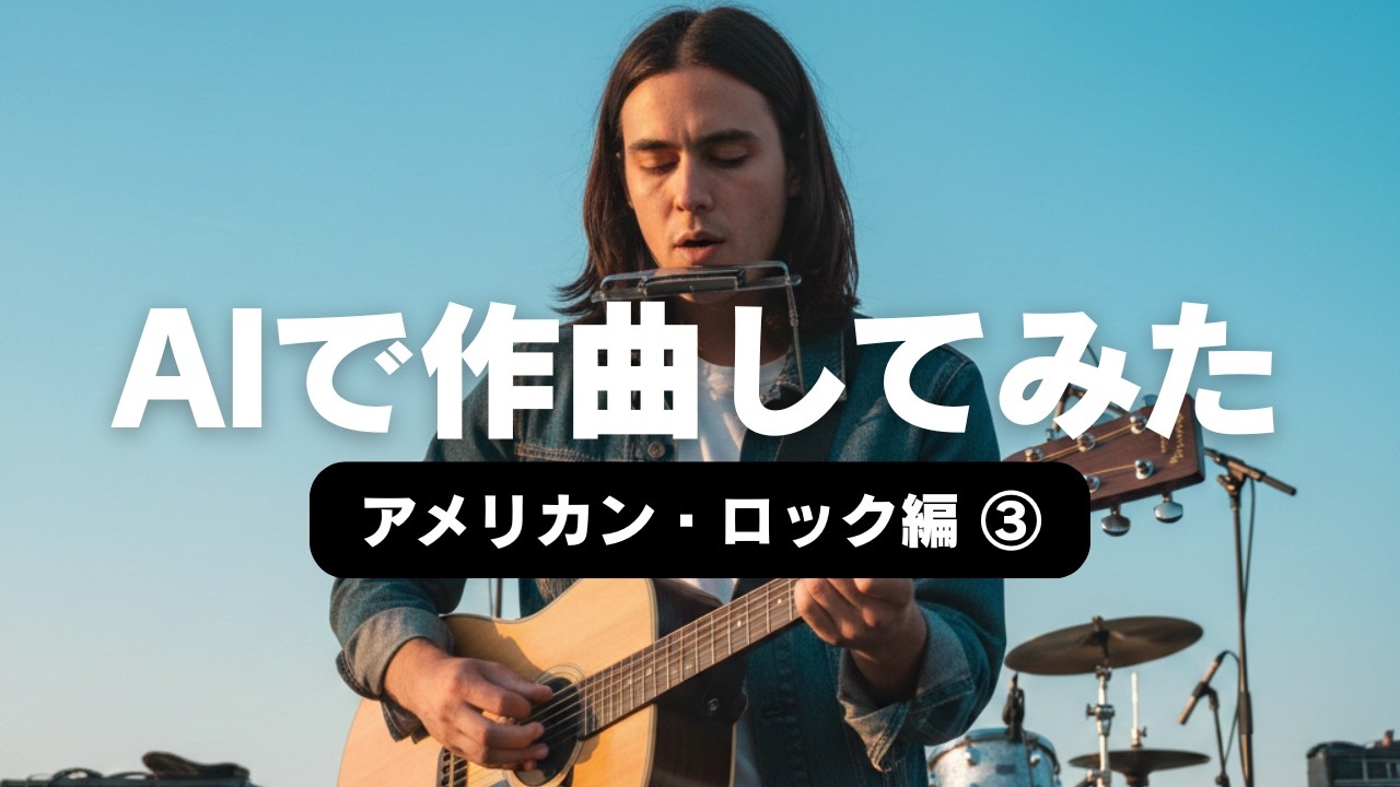 【AIで作曲してみた】あのシンガー・ソングライターの澄んだ歌声に、AIは近づけるか！　 #澄んだ歌声 #シンガーソングライター     #音楽生成ai