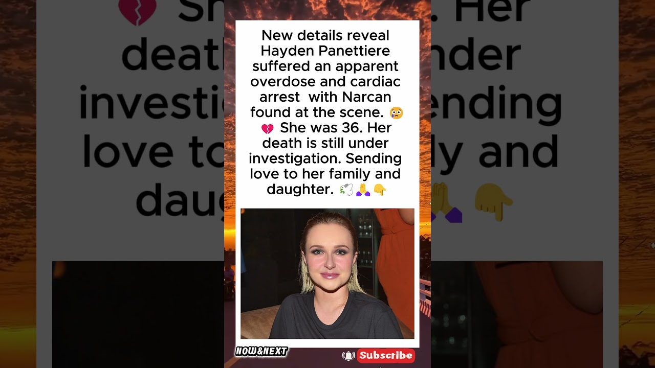 Hayden Panettiere Suffered Apparent Overdose, Narcan Found at Scene 💔 #shorts  #rip #heroes