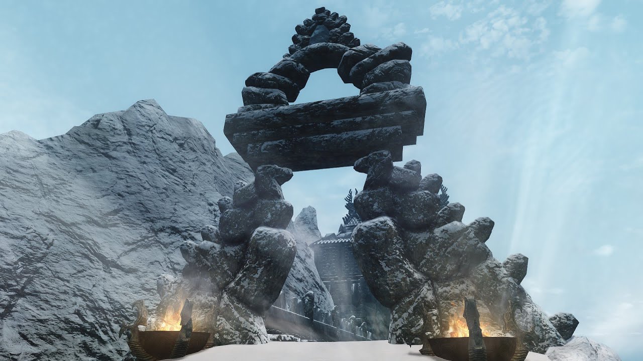 Skyrim Mod Holds The City Overhaul 0.0.10 Winterhold early WIP Showcase