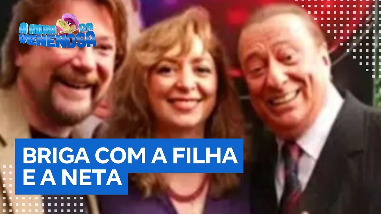 Raul Gil aparece chateado e pede retratação da filha e da neta em meio à briga