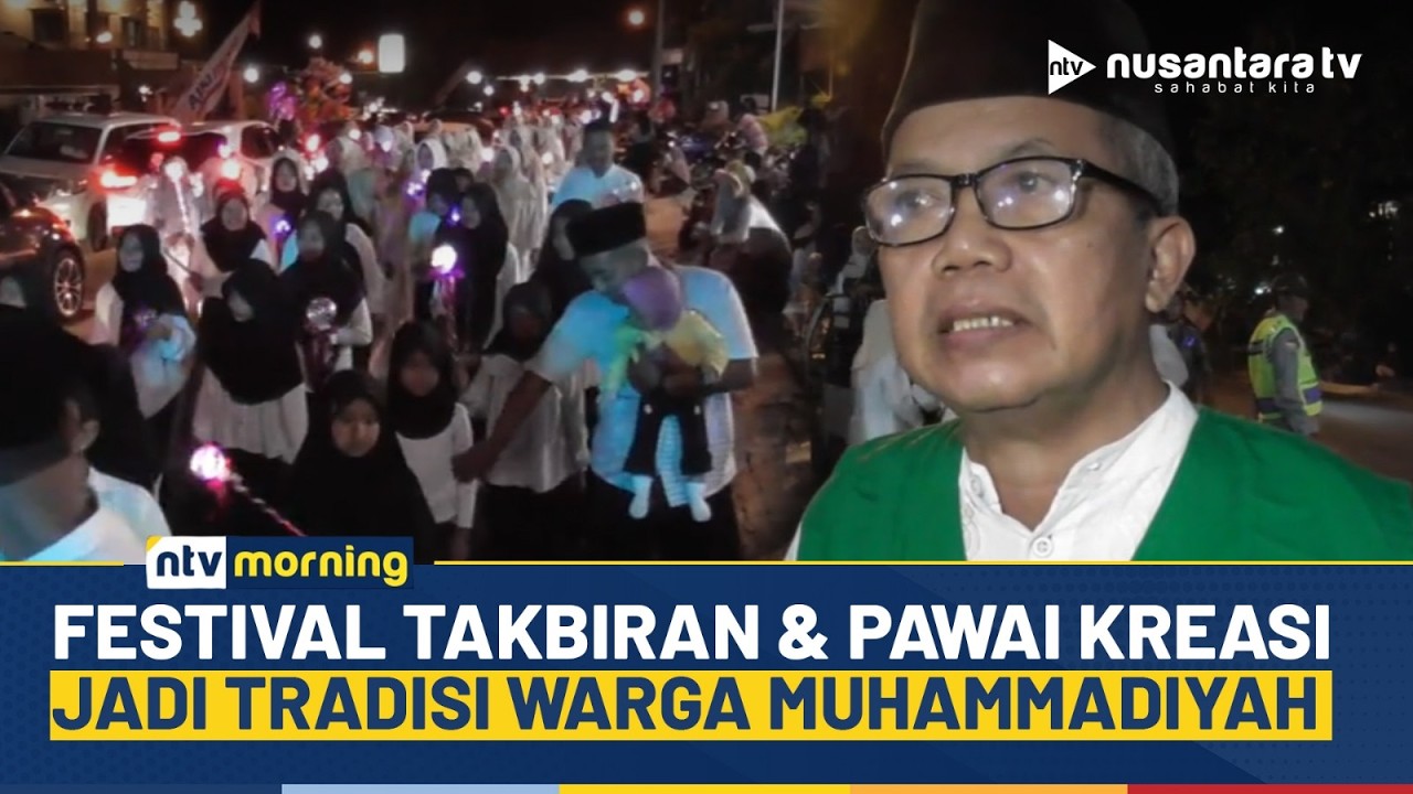 Warga Muhammadiyah Gelar Festival Takbiran Keliling dan Pawai Kreasi di Bantul | NTV MORNING