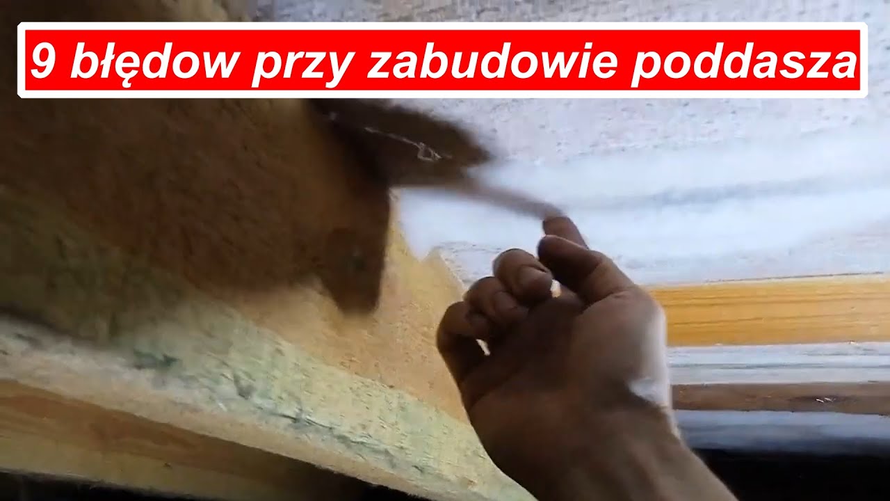 pleśń grzyb wilgoć , nigdy tak nie rób  poddasza, błędy przy zabudowie poddasza