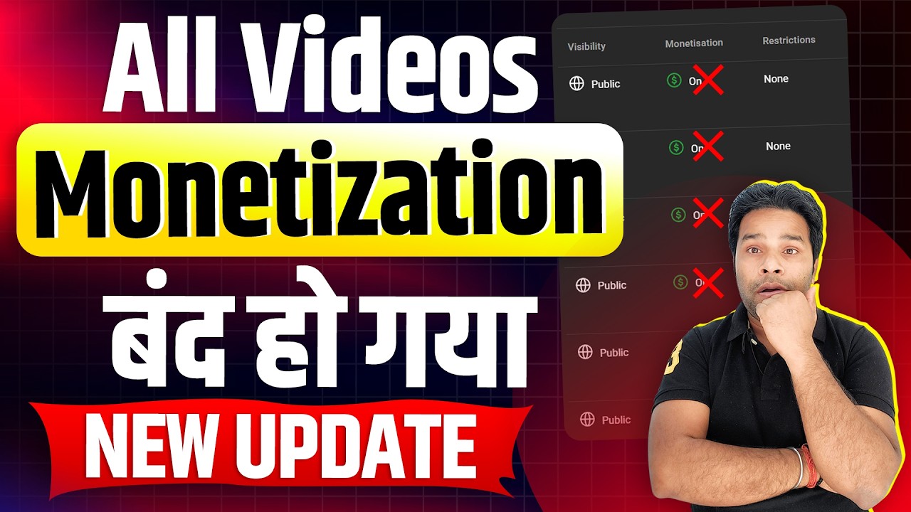 YouTube New Update🔥Monetization Status Change Explained 2026