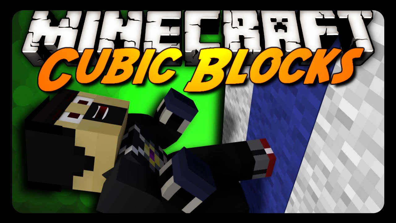 Minecraft: CUBIC BLOCKS! - Pt. 2 (Custom Mechanics / Parkour Map)