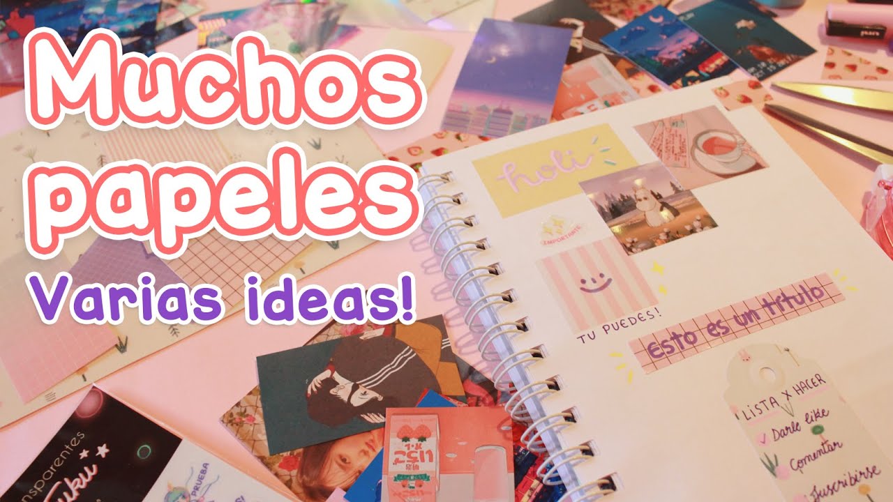 ¿Qué papeles uso para hacer mis productos? | Muchos tipos de papeles, varias ideas! 💕