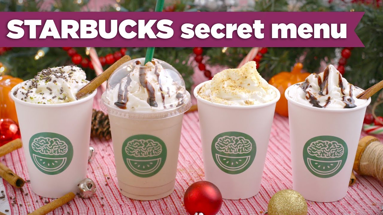 DIY Starbucks SECRET MENU Holiday Drinks– Healthy Holiday Recipes! - Mind Over Munch