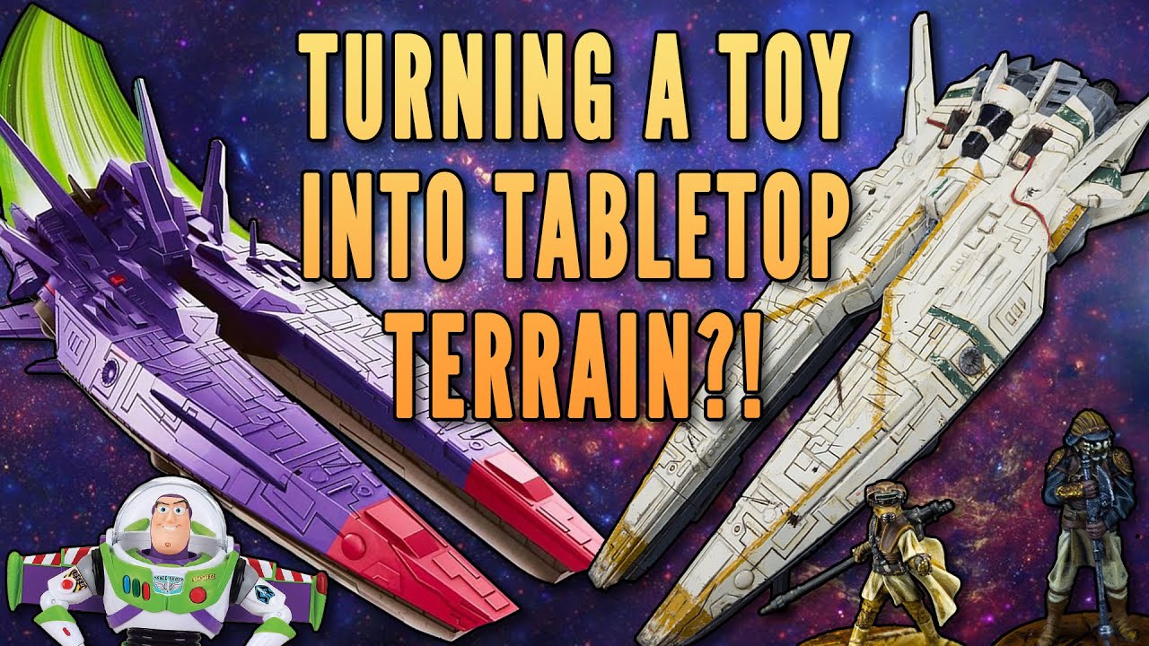 We Made Star Wars Terrain From A Buzz Lightyear Toy! - Shatterpoint/Legion Hobby Process