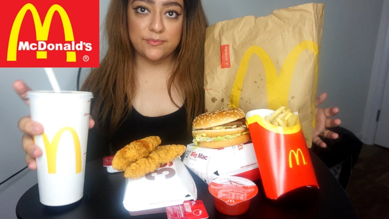 MCDONALDS MUKBANG | BIG MAC | LARGE FRIES | CHICKEN SELECTS