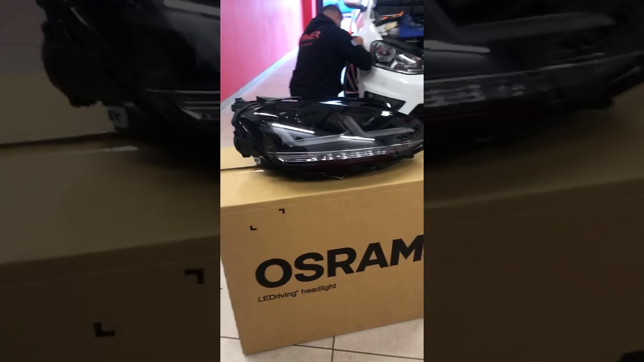 LEDHL103-BK LEDriving VW Golf 7 Headlights Black Installation by #Carner