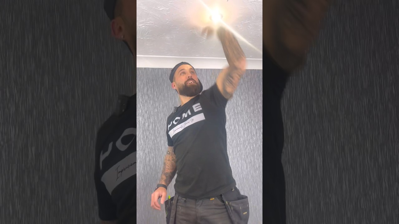 How To Install Downlights Like A Pro #diy #shorts