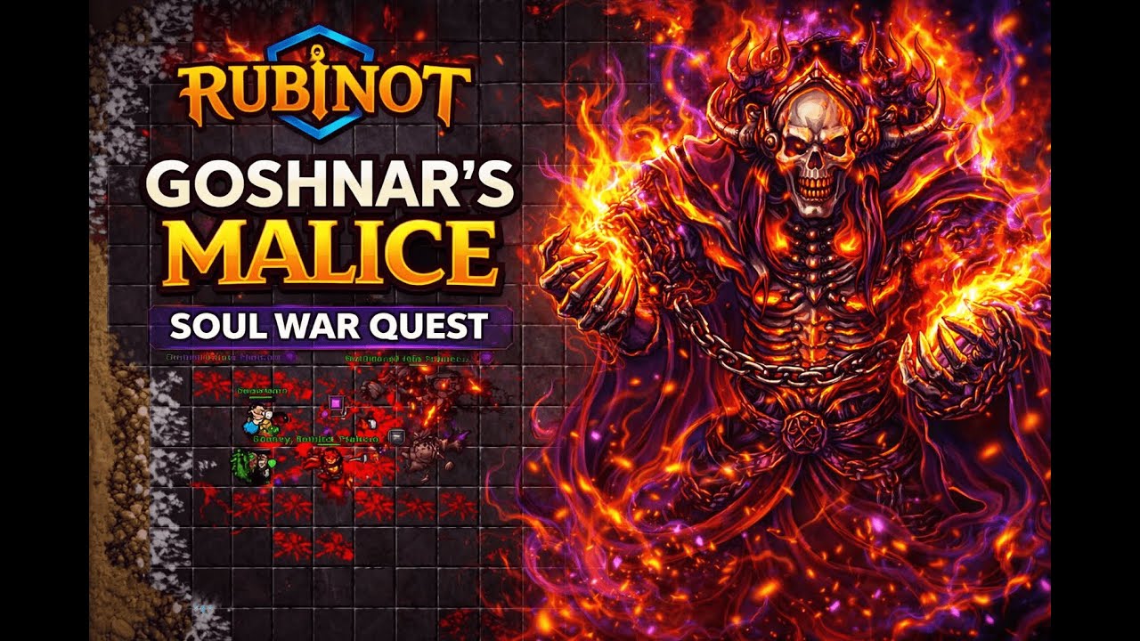 BOSS GOSHNAR'S MALICE RUBINOT / VISAO DO MONK (PT1)