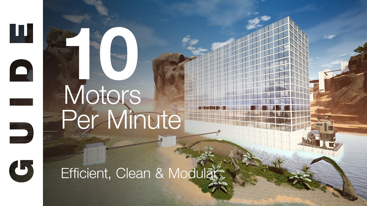 Motor Factory - 10 / Minute [SATISFACTORY GUIDE]