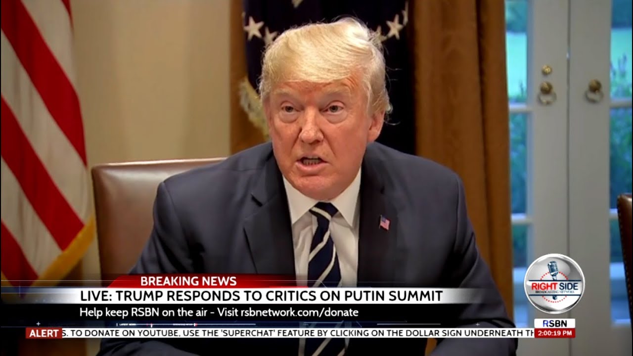 WATCH: President Trump Addresses Summit with Vladimir Putin 7/17