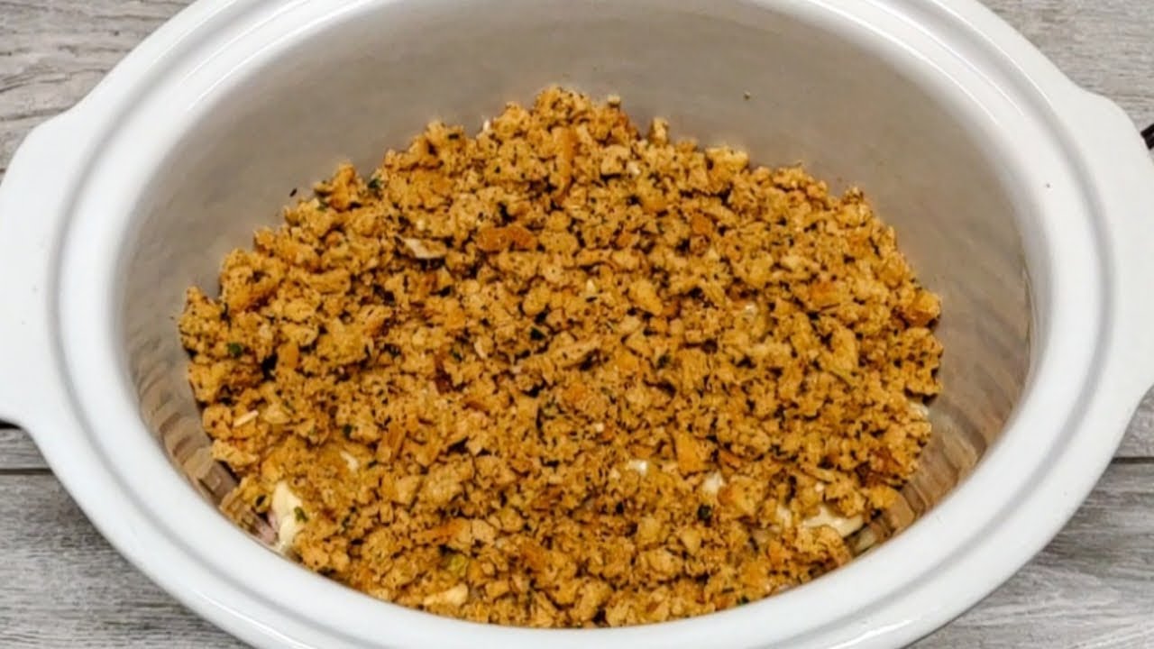 Pork Chops with Stuffing Crockpot Recipe