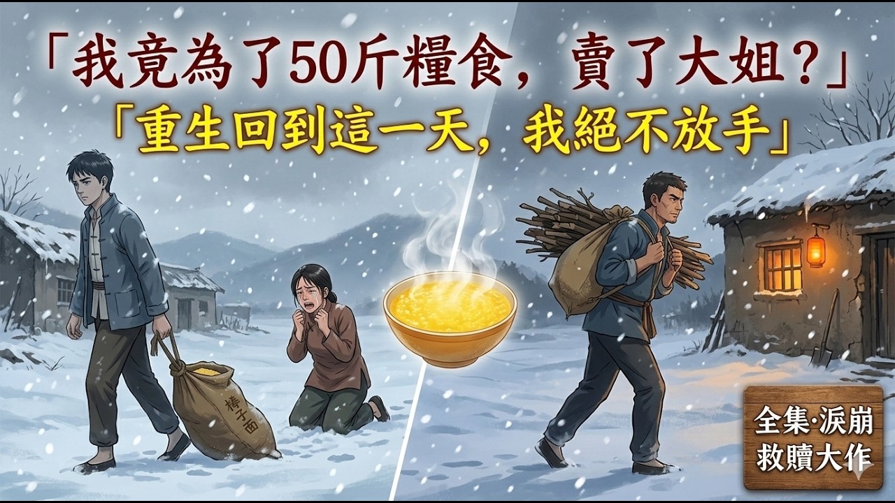 [一口氣看完]前世為了50斤糧食賣了大姐？重生回到命運轉折點，我自扇耳光跪地痛哭：這輩子換我來守全家！