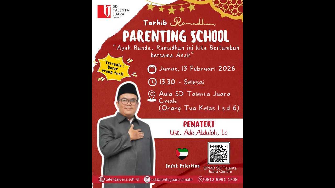 Tarhib Ramadan Parenting School SD Talenta Juara Cimahi 1447 H 2026