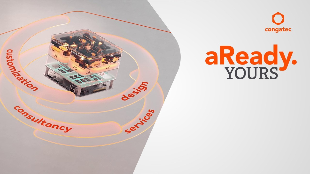 aReady.YOURS – Custom Embedded Computing Platforms by congatec