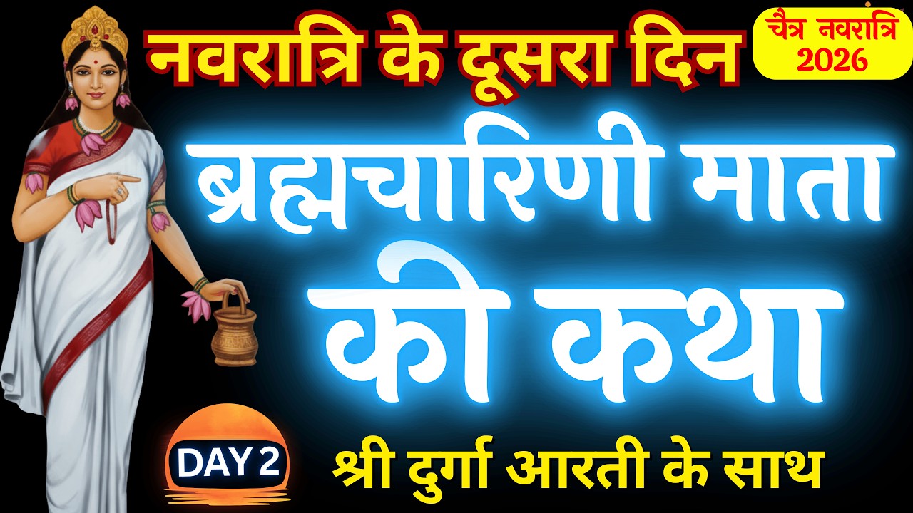 नवरात्रि के दूसरे दिन ब्रह्मचारिणी माता की कथा || Navratri Day 2- Maa Brahmacharini ki katha