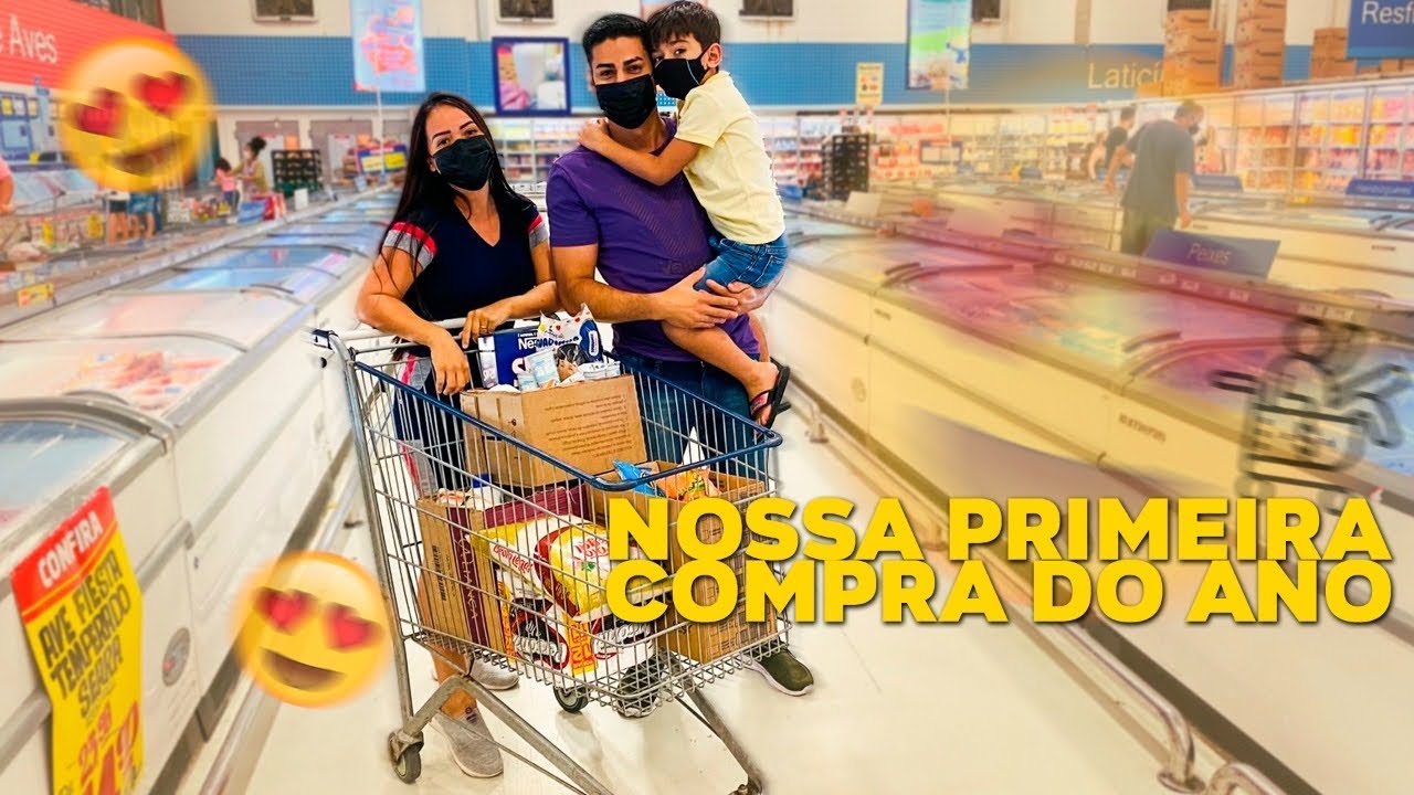 NOSSA COMPRA DO MÊS 🤑🛒