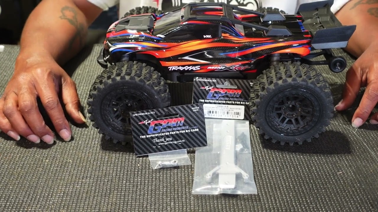 Traxxas mini xrt test run and 1st upgrades