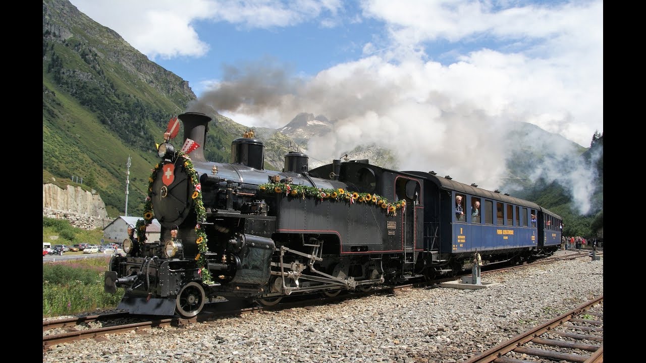 Dampfbahn Furka-Bergstrecke - Eröffnung Gletsch-Oberwald 2010
