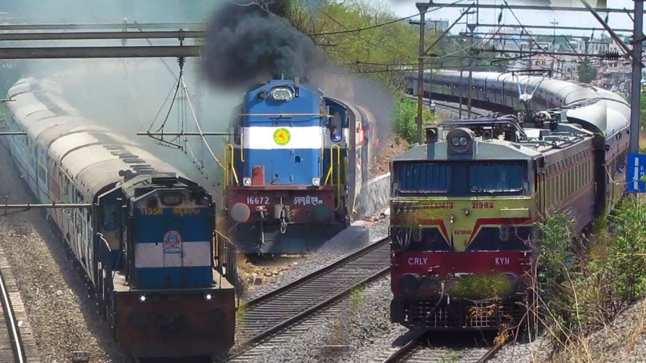 12 TRAINS ON MUMBAI - PUNE LINE | DECCAN QUEEN EXPRESS, DURONTO & MORE  - Indian Railways