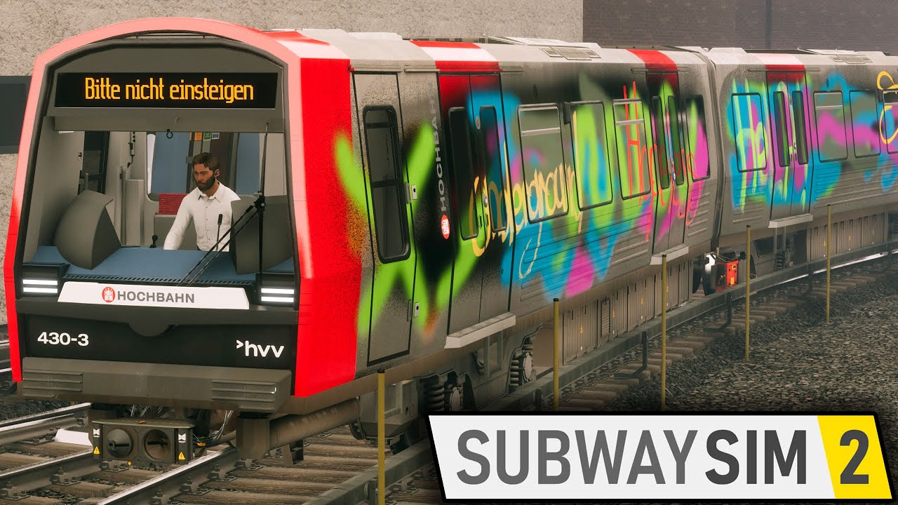 Zug voller Graffiti | SubwaySim 2