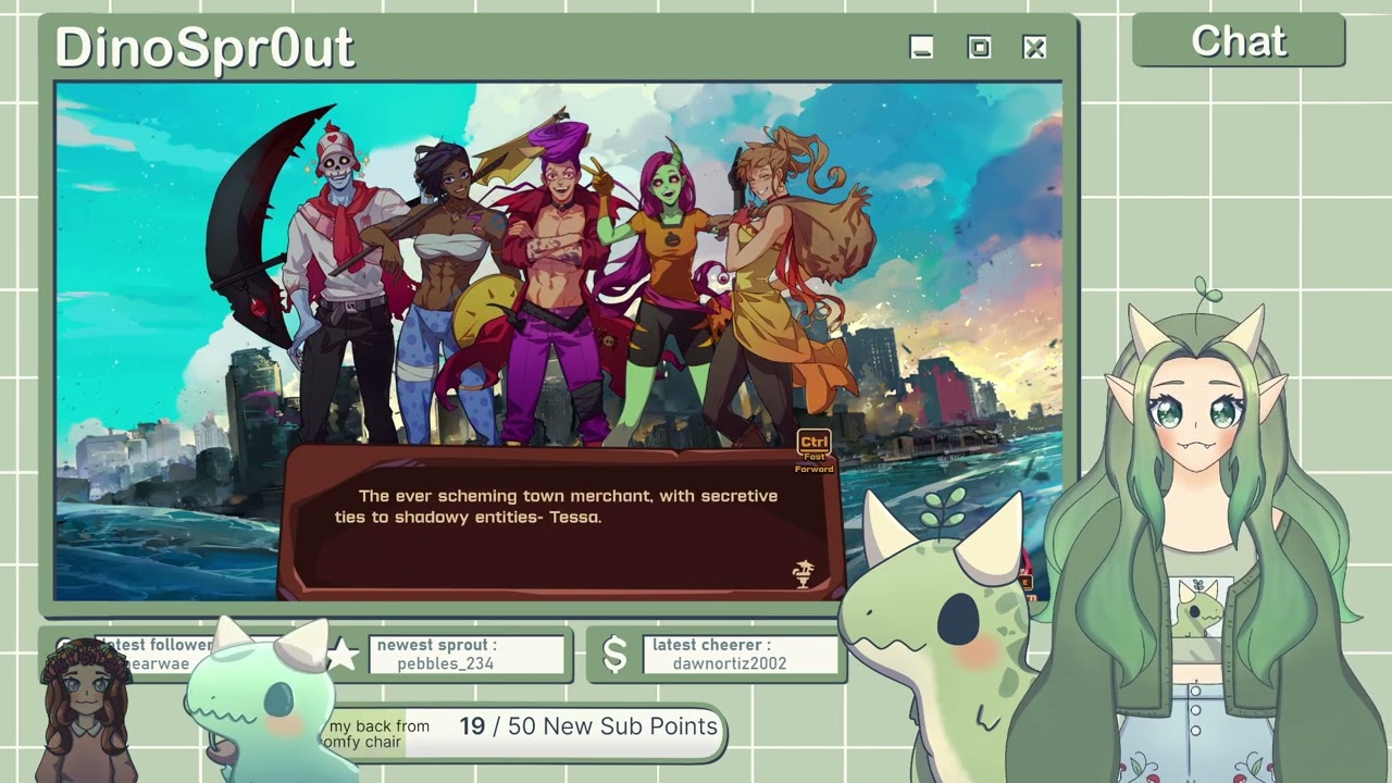Playing a goofy multiplayer dating sim with @machomangoopy and @brierpatchplays