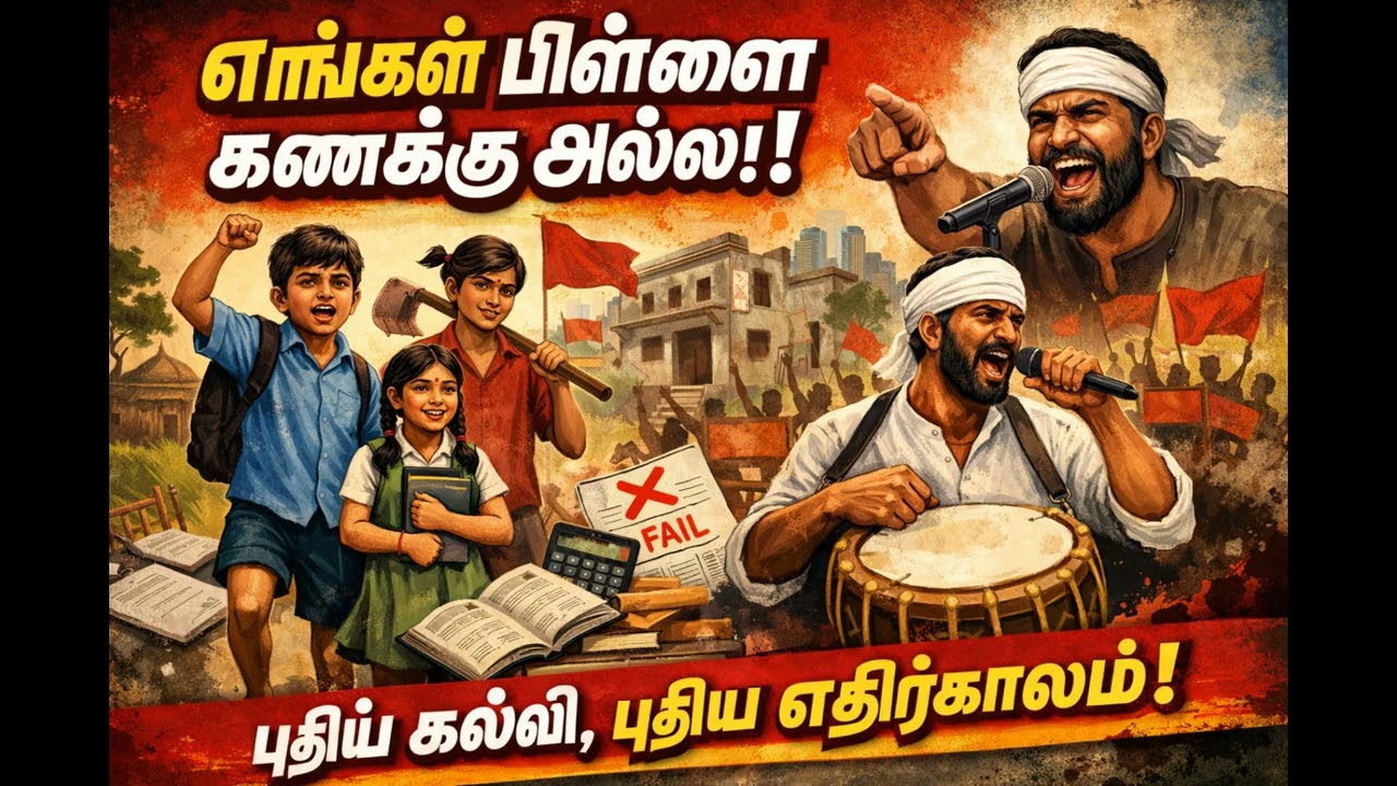 Stop Turning Kids Into Marksheets! | Revolutionary Tamil Education Anthem