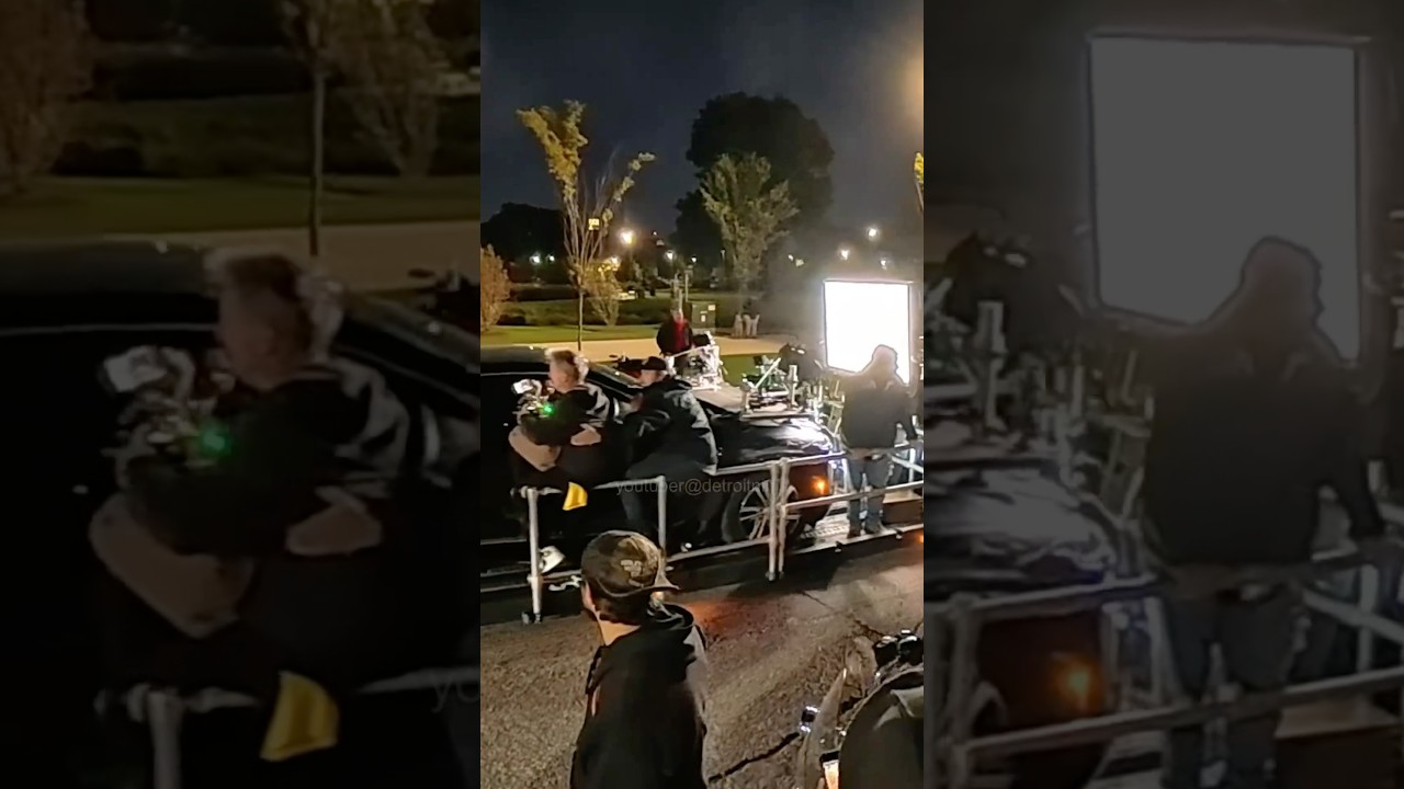 Morgan Freeman rolled up to bike night🎥Detroit