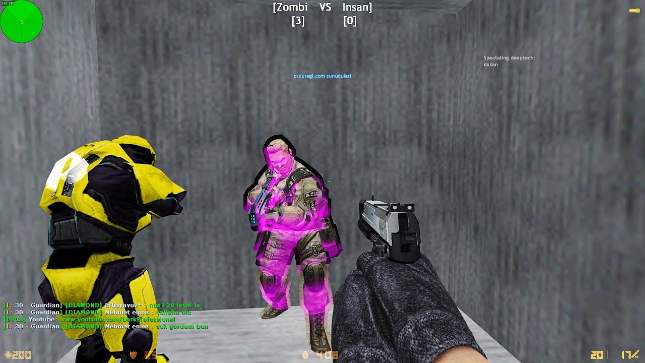 Counter-Strike: Zombie Escape Mod - ze_JP4_Reverse on Dark Professional - 4K