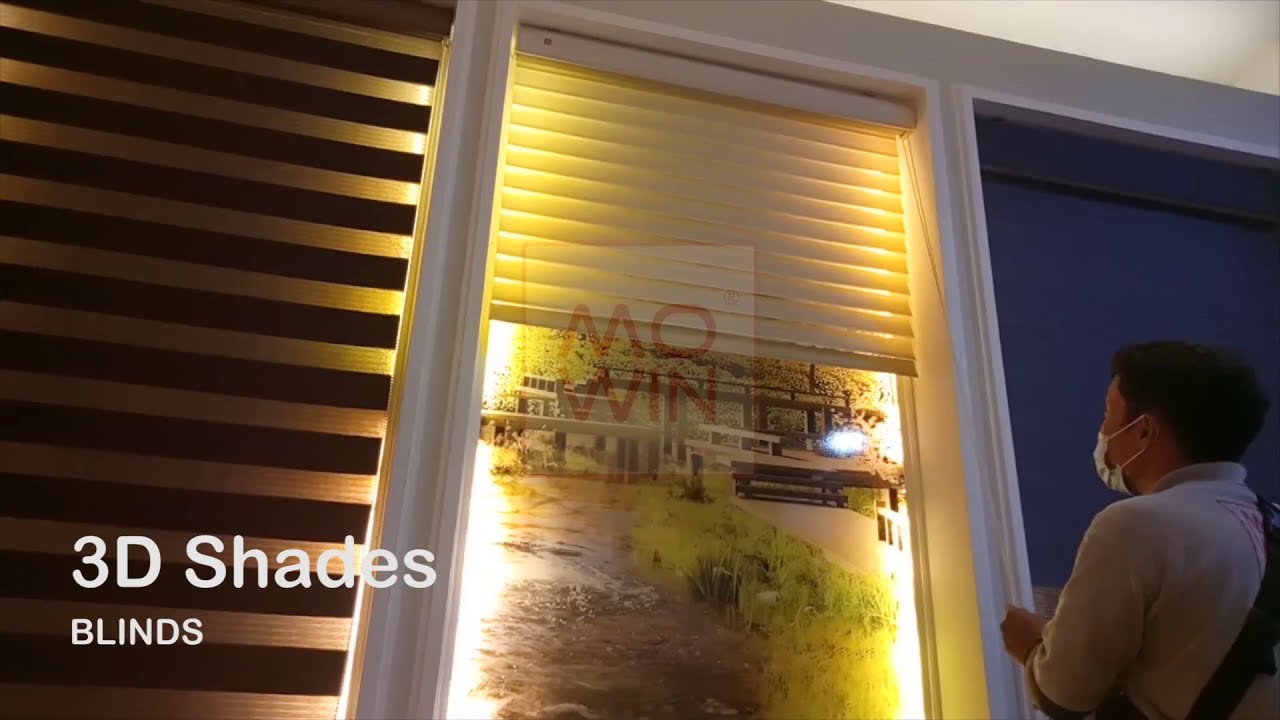 Mowin Blinds Product - 3D shades Rollblinds ( Roller Blind | Rollblind | Tirai )